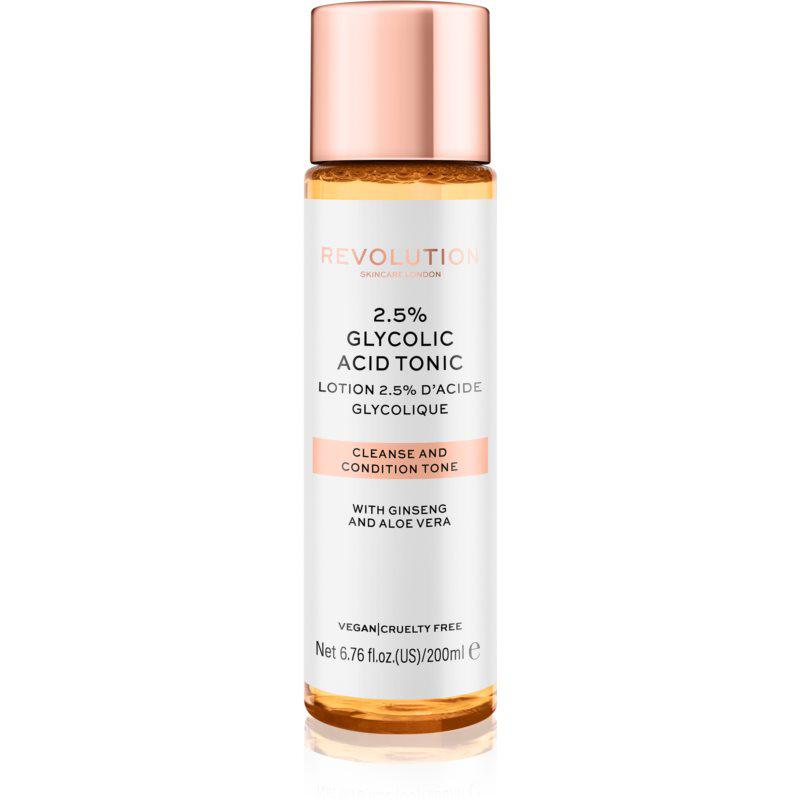 Revolution Skincare Glycolic Acid 2,5% tonikum s kyselinou glykolovou 