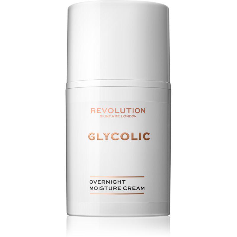 Revolution Skincare Glycolic Acid Glow rozjasňujúci a obnovujúci nočný krém 