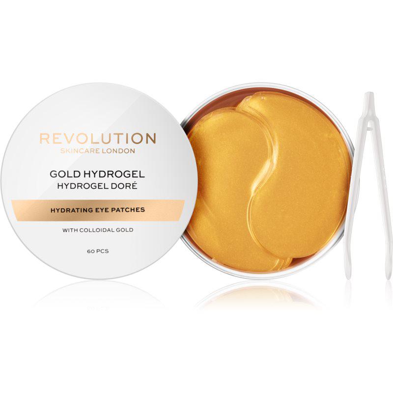 Revolution Skincare Gold Hydrogel hydrogélová maska na očné okolie so zlatom 