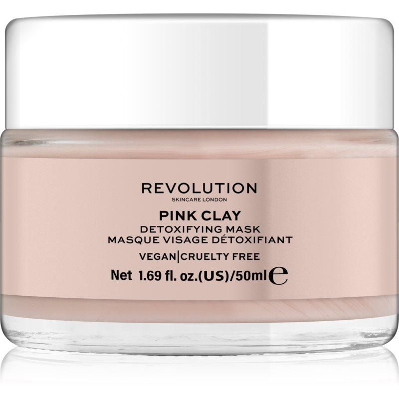 Revolution Skincare Pink Clay detoxikačná pleťová maska 