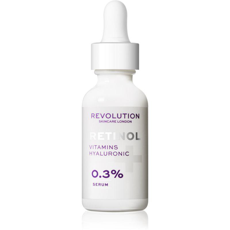 Revolution Skincare Retinol 0.3% protivráskové retinolové sérum s kyselinou hyalurónovou 
