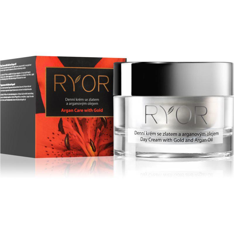 RYOR Argan Care with Gold denný krém so zlatom a argánovým olejom 