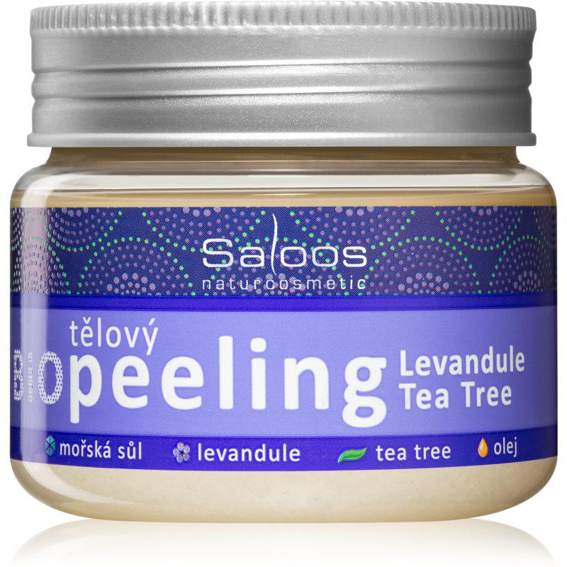 Saloos Bio Peeling telový peeling levanduľa a tea tree 