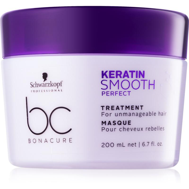 Schwarzkopf Professional BC Bonacure Keratin Smooth Perfect maska pre nepoddajné a krepovité vlasy 