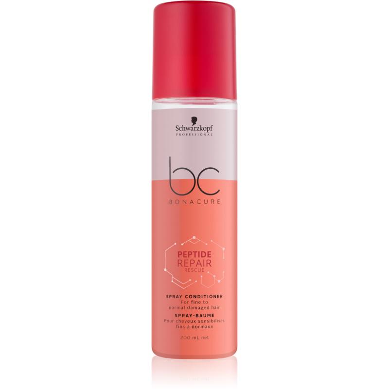 Schwarzkopf Professional BC Bonacure Peptide Repair Rescue kondicionér v spreji pre poškodené vlasy 