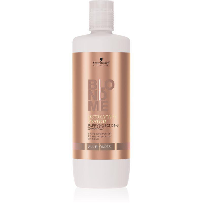 Schwarzkopf Professional Blondme čiastiaci detoxikačný šampón pre všetky typy blond vlasov 