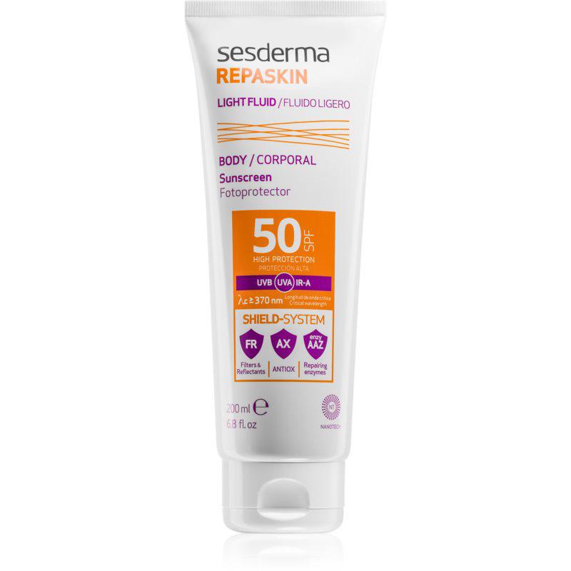 Sesderma Repaskin 50 opaľovací telový gélový krém SPF 50 