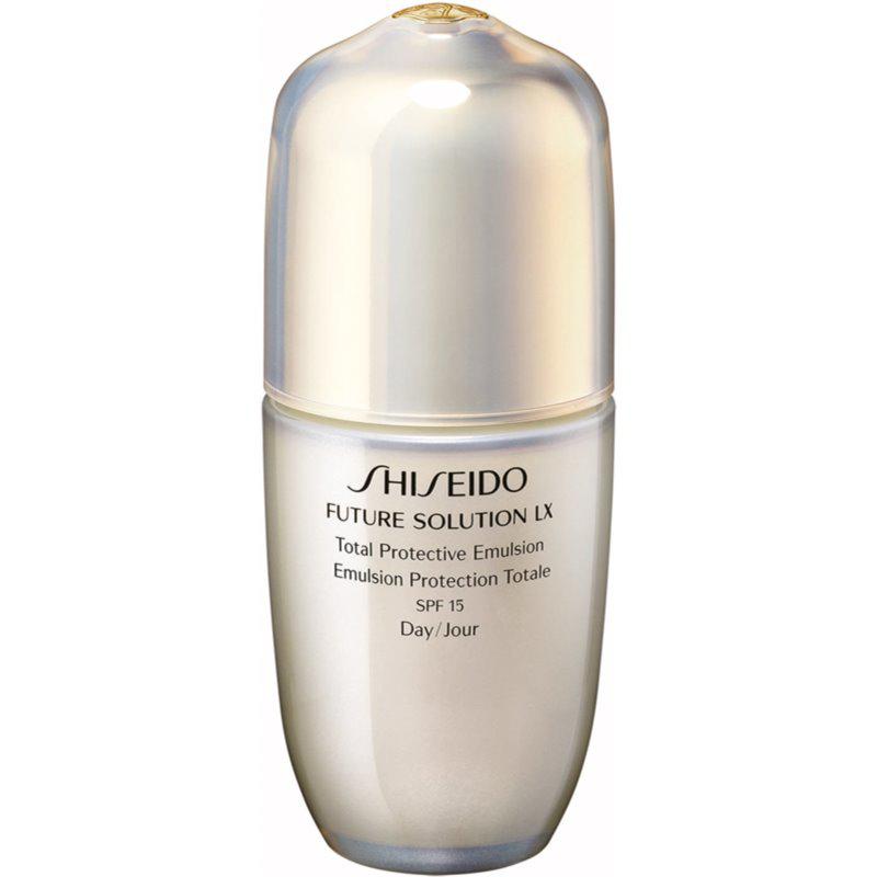 Shiseido Future Solution LX Total Protective Emulsion ochranná denná emulzia SPF 15 