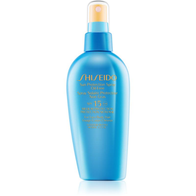Shiseido Sun Care Sun Protection Spray Oil-Free sprej na opaľovanie SPF 15 