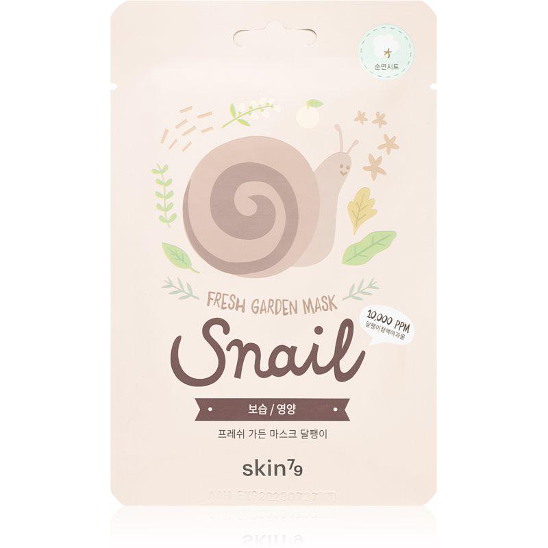 Skin79 Fresh Garden Snail revitalizačná plátenná maska s extraktom zo slimáka 