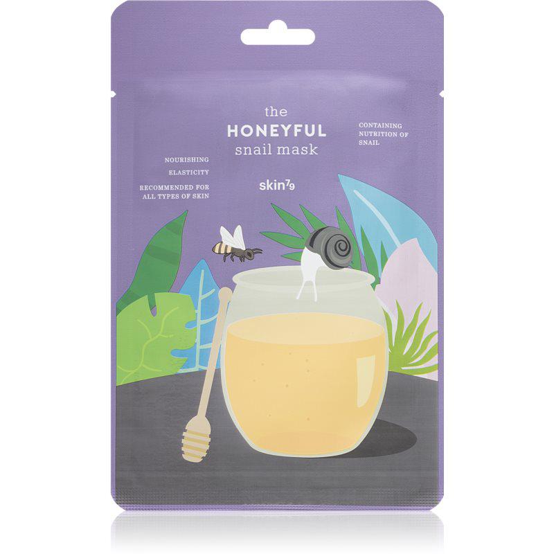 Skin79 Snail The Honeyful vyživujúca plátienková maska s extraktom zo slimáka 