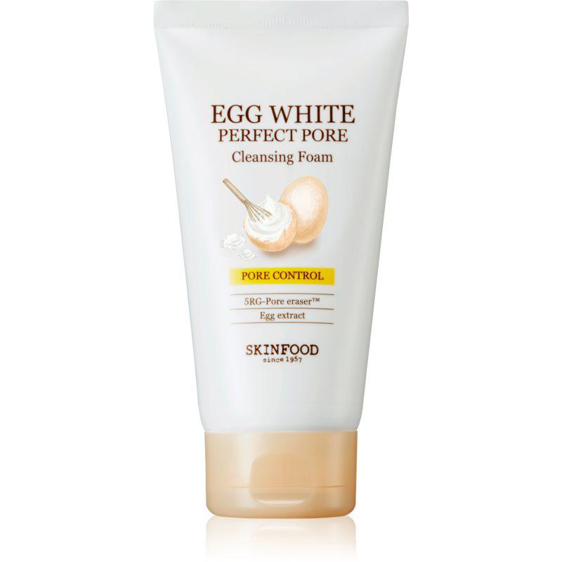 Skinfood Egg White Pore Control hĺbkovo čistiaca pena pre stiahnuté póry 
