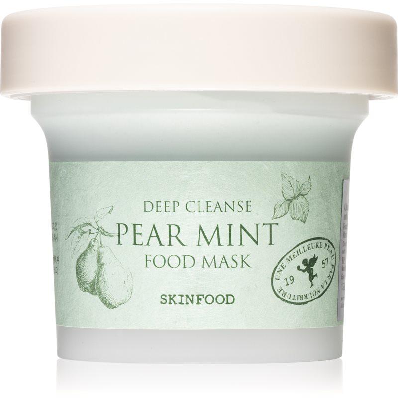 Skinfood Food Mask Pear Mint výživná regeneračná maska s chladivým účinkom 