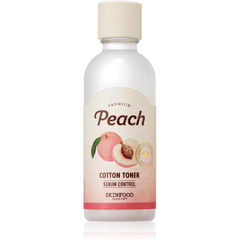 Skinfood Peach osviežujúce tonikum pre mastnú a problematickú pleť 