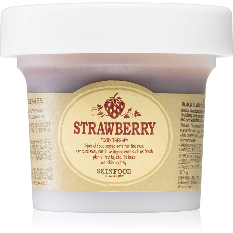 Skinfood Strawberry Black Sugar hĺbkovo čistiaca peelingová maska 