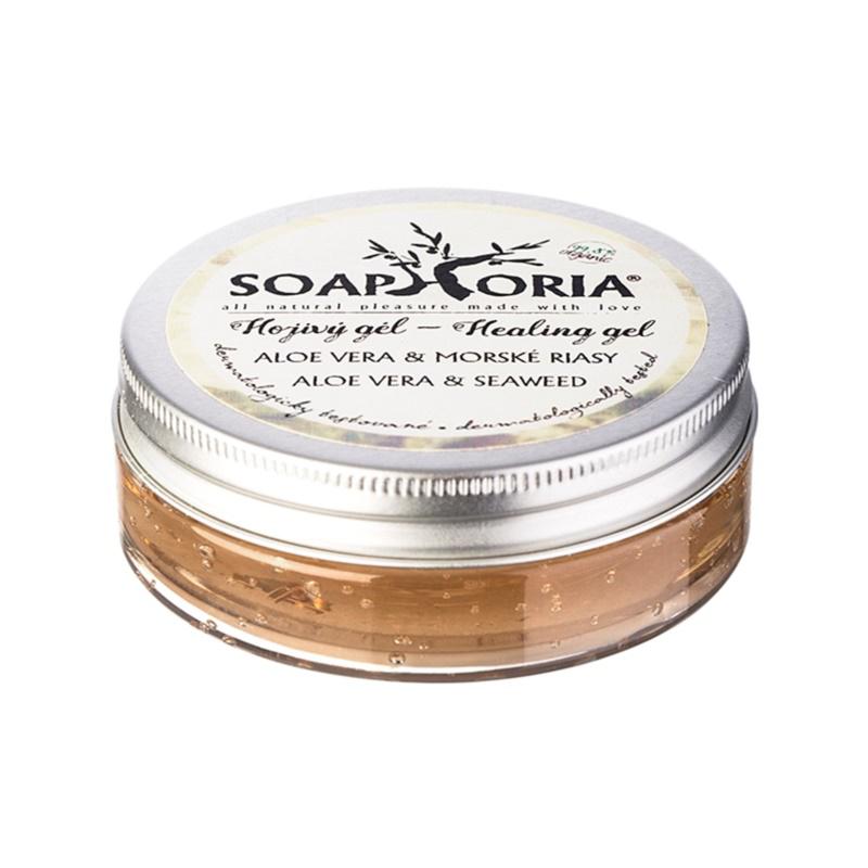 Soaphoria Care upokojujúci gél s aloe vera a morskými riasami 