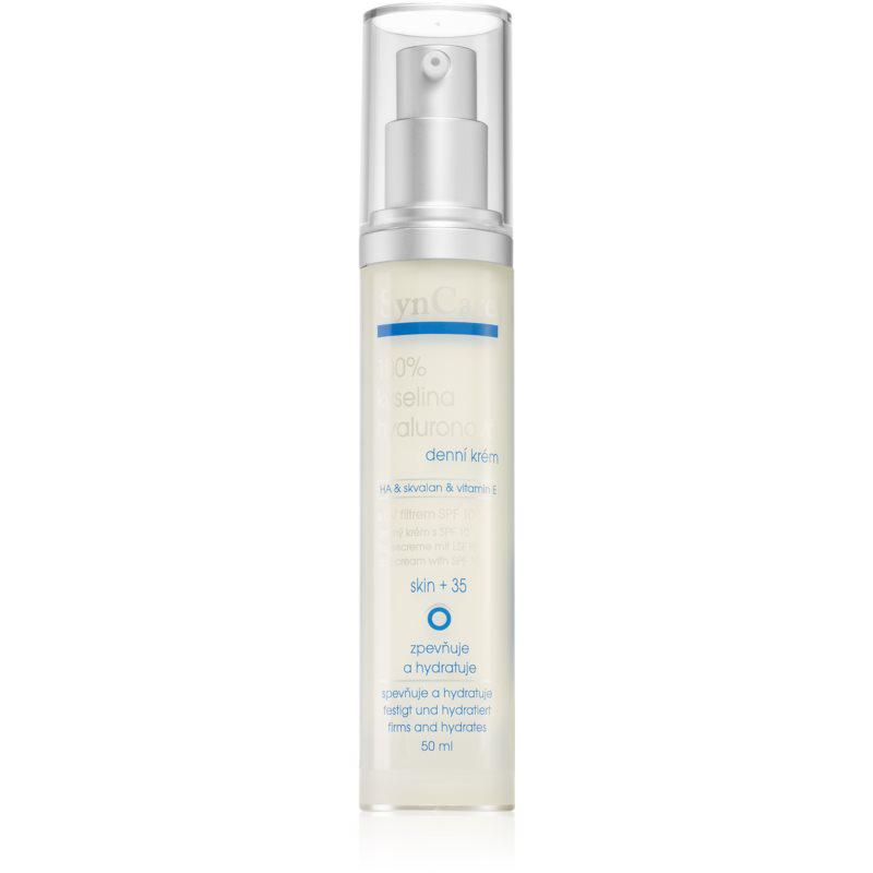 Syncare 100% Hyaluronic Acid hydratačný a spevňujúci denný krém SPF 10 
