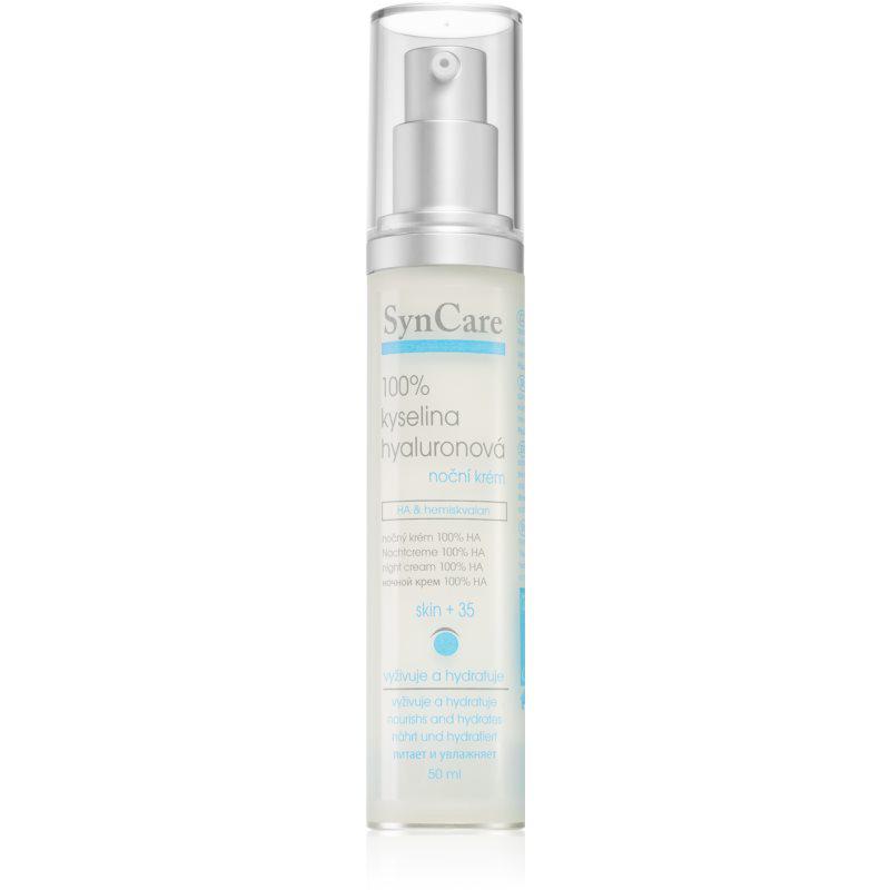 Syncare 100% Hyaluronic Acid hydratačný a vyživujúci krém na noc 