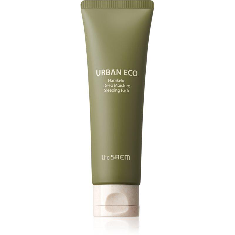 The Saem Urban Eco Harakeke Deep Moisture Sleeping Pack intenzívne hydratačná a vyživujúca maska na noc 