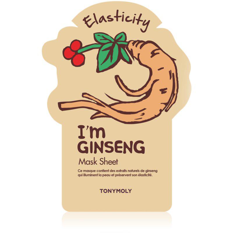 TONYMOLY I'm GINSENG plátenná maska pre intenzívne vypnutie a rozjasnenie pleti 