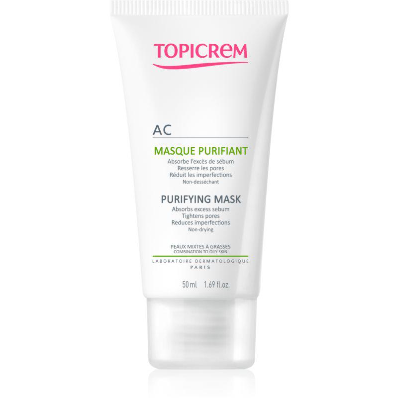 Topicrem AC Purifying Mask hĺbkovo čistiaca maska pre mastnú a zmiešanú pleť 
