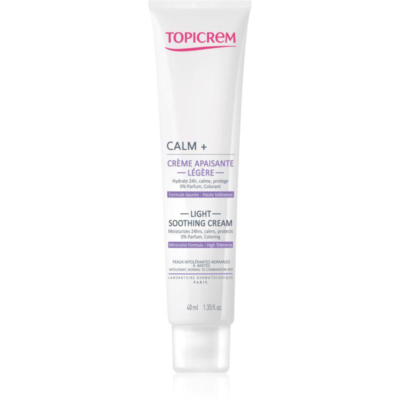 Topicrem UH FACE CALM+ Light Soothing Cream ľahký upokojujúci krém pre normálnu až zmiešanú pleť 