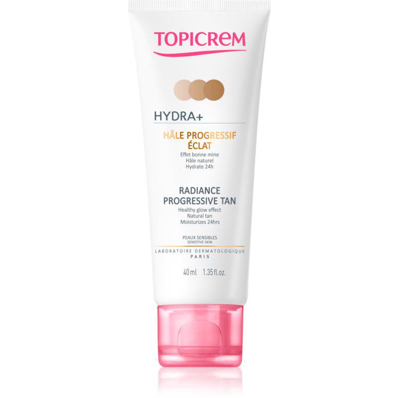 Topicrem UH FACE HYDRA+ Radiance Progressive Tan rozjasňujúci tónovací krém 