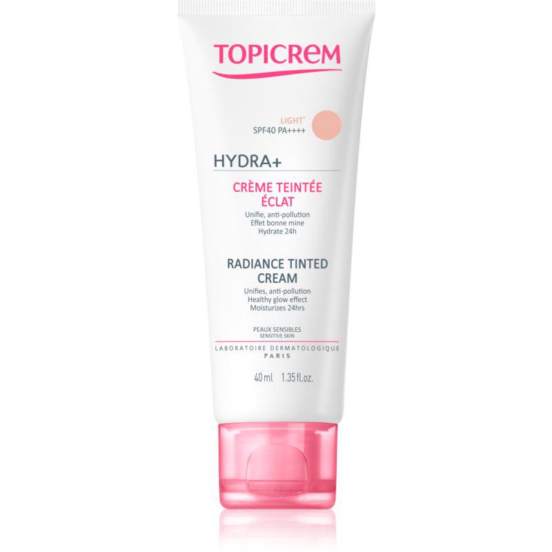 Topicrem UH FACE HYDRA+ Radiance Tinted Cream tónujúci hydratačný krém SPF 40 
