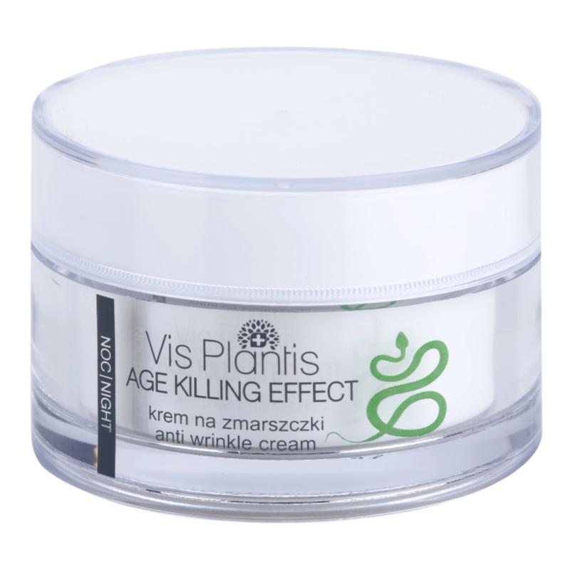 Vis Plantis Age Killing Effect nočný protivráskový krém s hadím jedom 