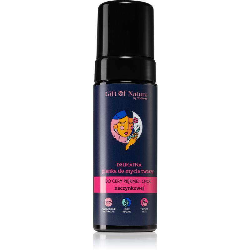 Vis Plantis Gift of Nature čistiaca pena pre citlivú pleť so začervenaním 
