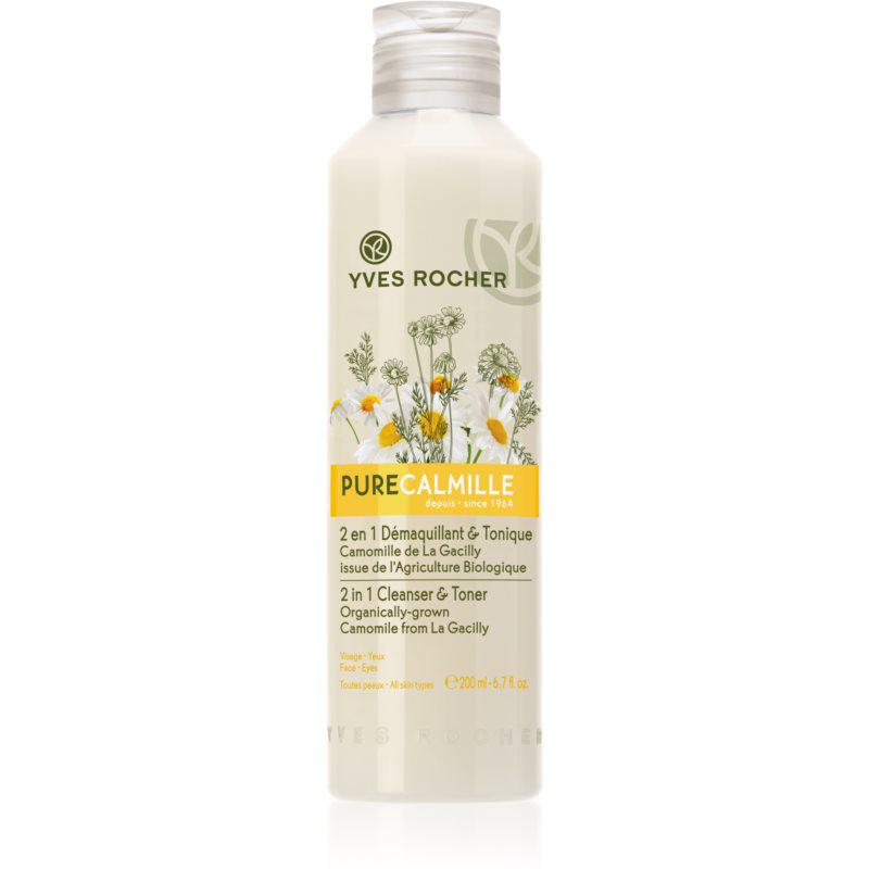 Yves Rocher Pure Calmille čistiace mlieko a pleťový toner 2 v 1 