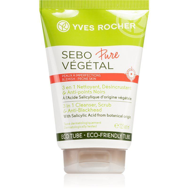 Yves Rocher Sebo Pure Végétal hĺbkovo čistiaci gél 3v1 