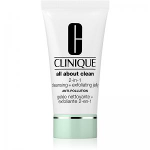 Clinique All About Clean 2-in-1 Cleansing + Exfoliating Jelly exfoliačný čistiaci gél 