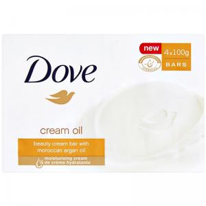 Dove Cream Oil tuhé mydlo s arganovým olejom 