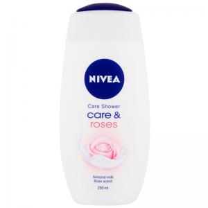 Nivea Care & Roses upokojujúci sprchový gél 