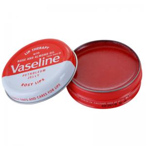 Vaseline Lip Therapy balzam na pery Rose and Almond Oil 